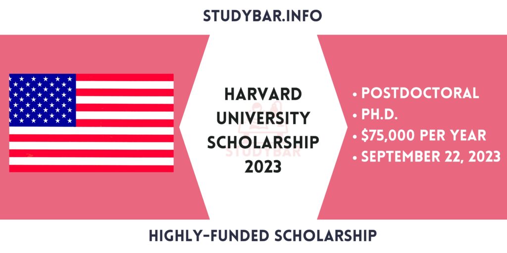 Harvard University Scholarship 2023