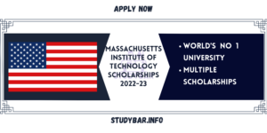 Massachusetts Institute of Technology Scholarships in 2022 