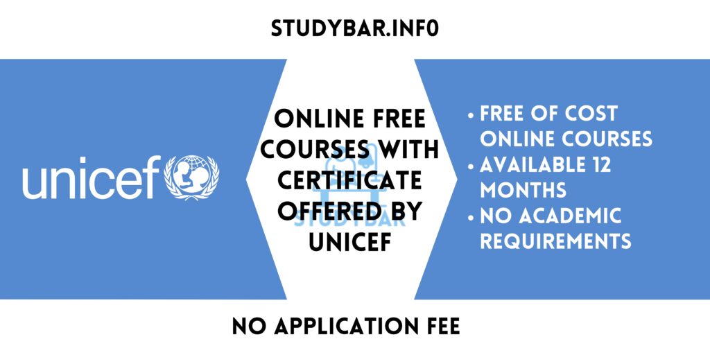 Online Free Courses With Certificate Offered By UNICEF