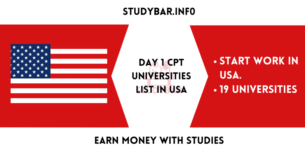Day 1 CPT Universities List in USA