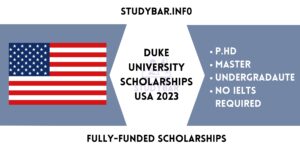 Duke University Scholarships USA 2023