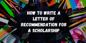 letter of recommendation for scholarship