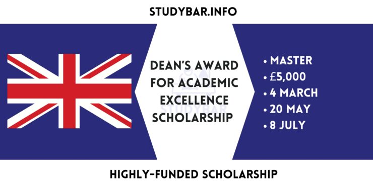 Dean’s Award for Academic Excellence Scholarship