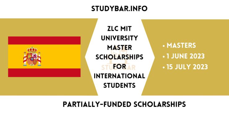 ZLC MIT University Master Scholarships for International Students