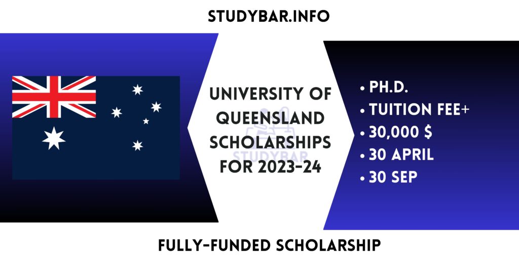 University Of Queensland Scholarships For 2023-24
