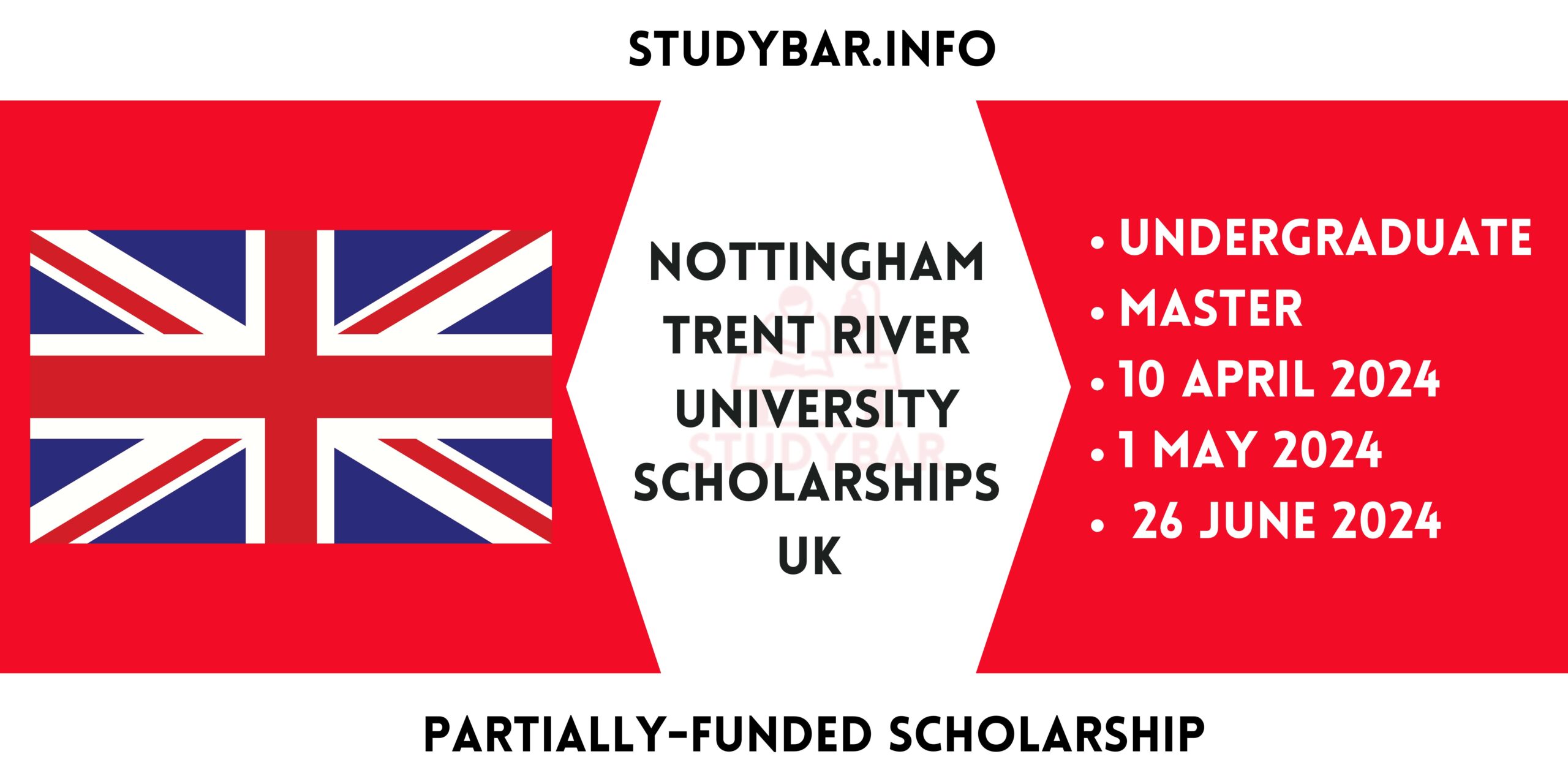 Nottingham Trent River University Scholarships UK