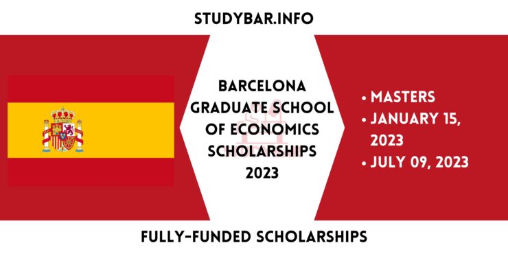 Barcelona Graduate School of Economics Scholarships 2023