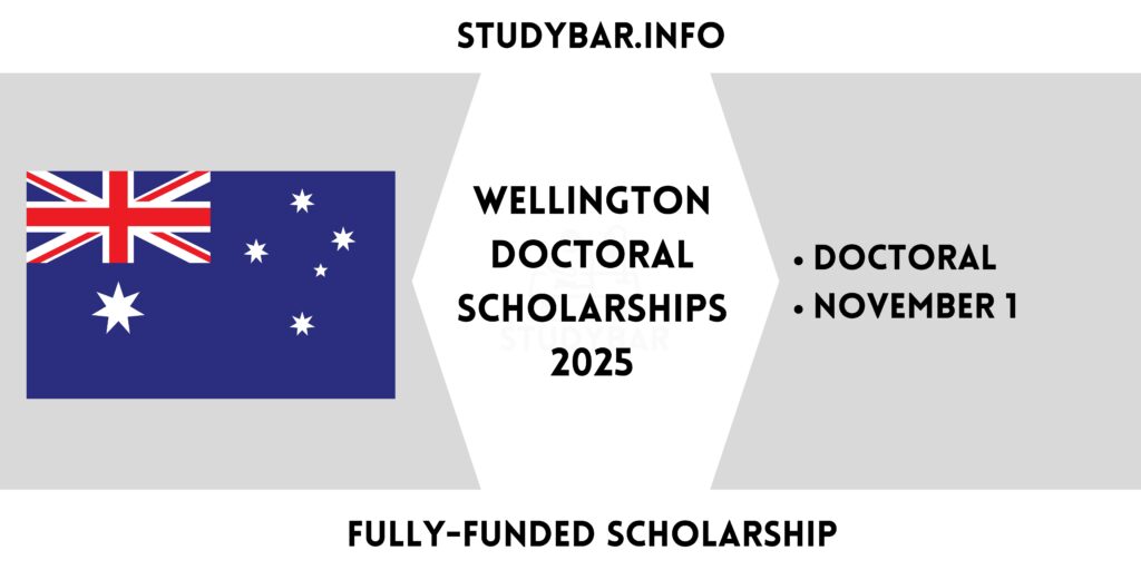 Wellington Doctoral Scholarships 2025