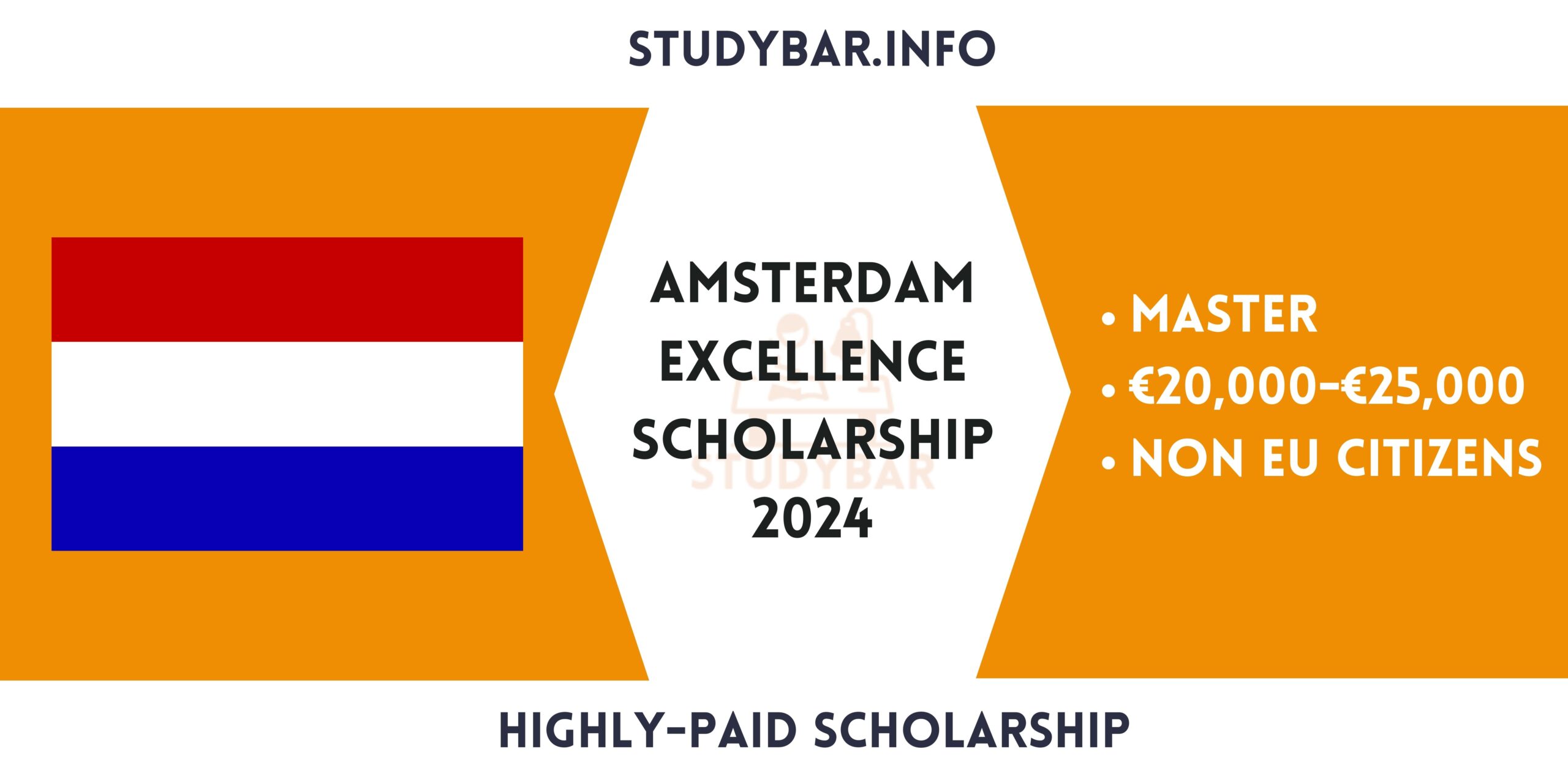 Amsterdam Excellence Scholarship 2024