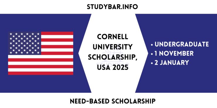 Cornell University Scholarship, USA 2025